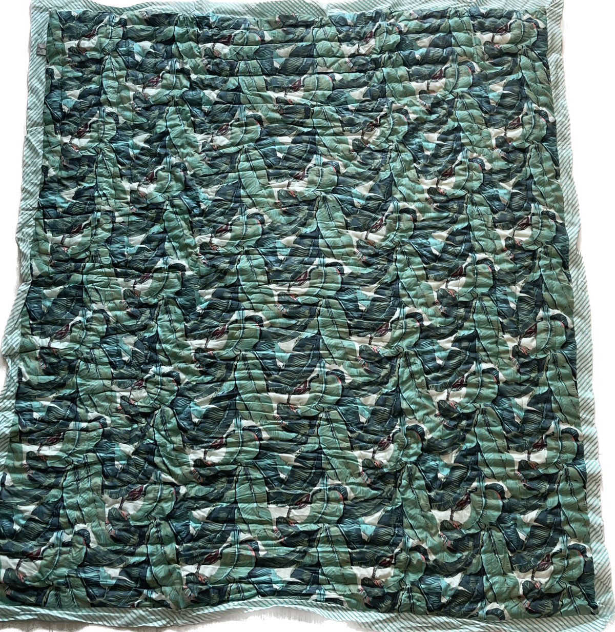 Baby Quilt | Palm Print image 1