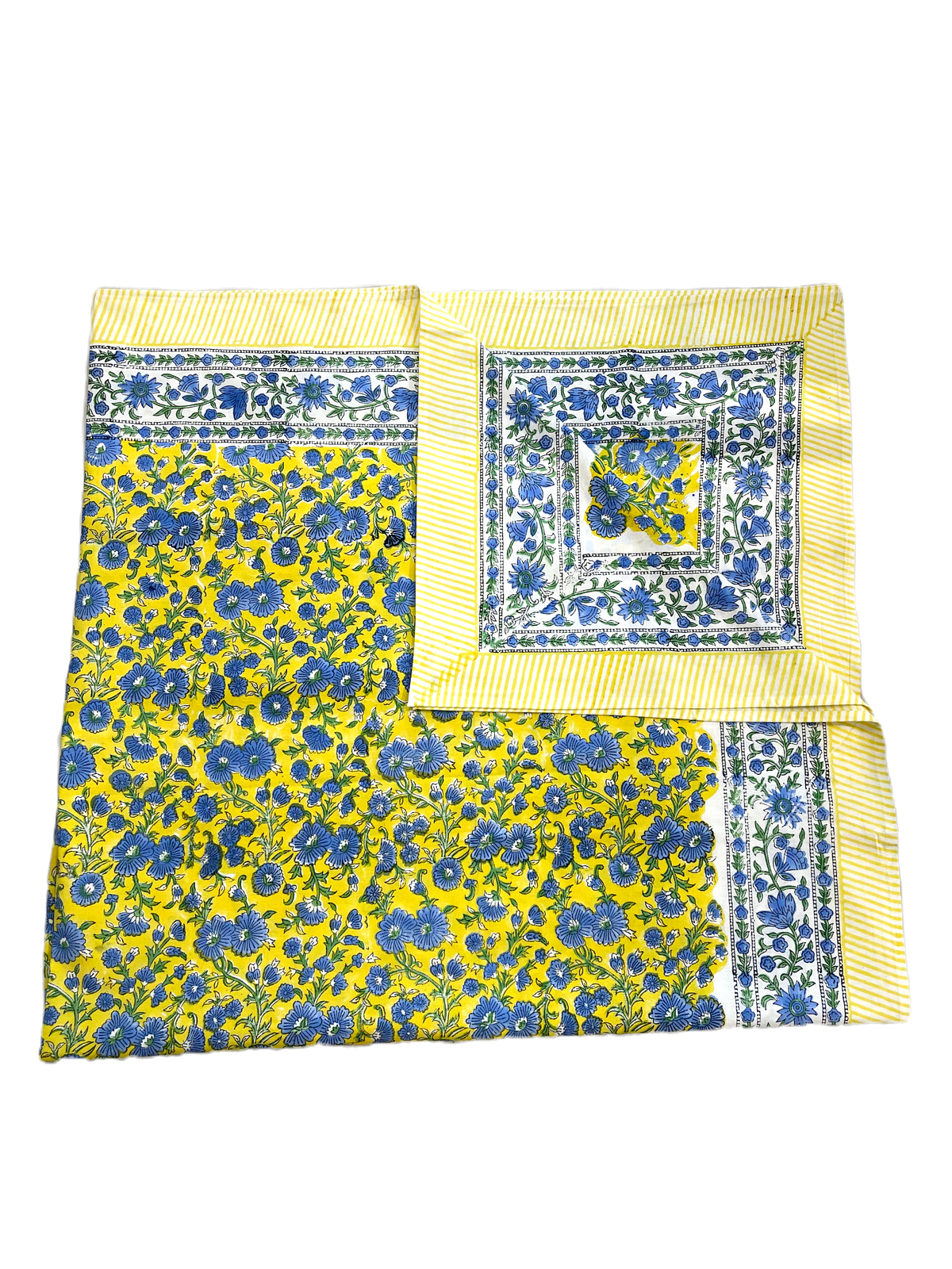 Tablecloth | Floral | Peri/Yellow | Assorted Sizes image 2