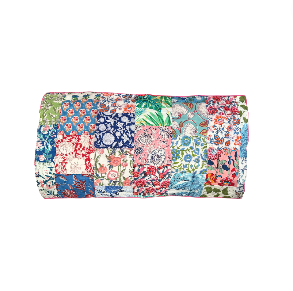 Pillow Sham | Patchwork | Pink | Assorted Sizes image 1