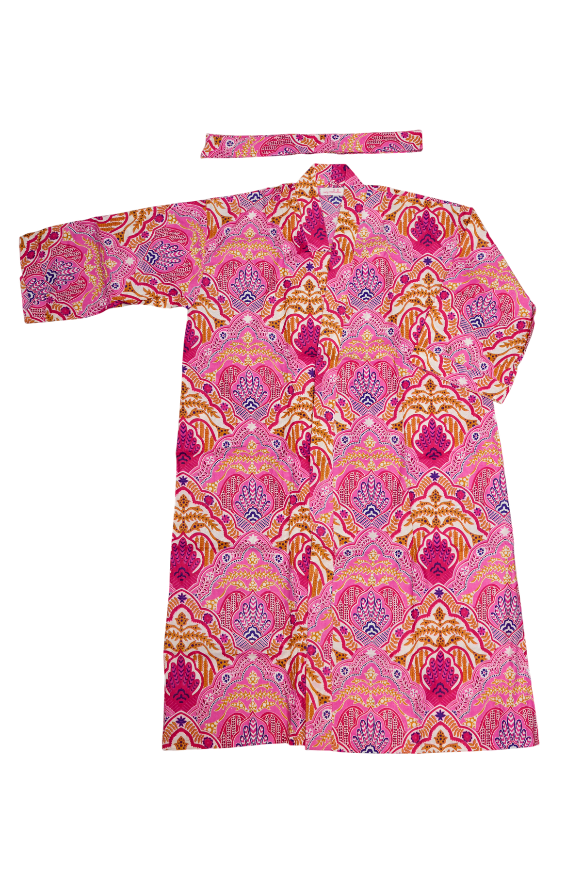 Long Kimono w/ Belt | Boho Medallion |