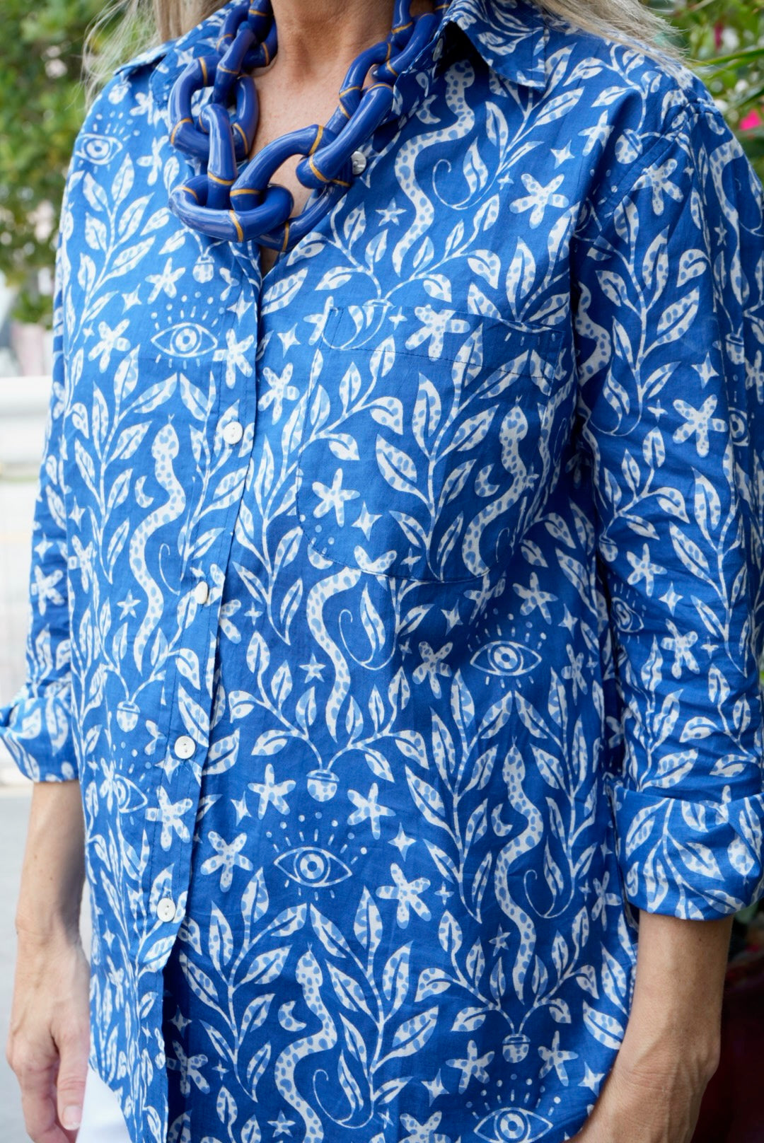 Boyfriend Shirt | Magic Moon | Periwinkle