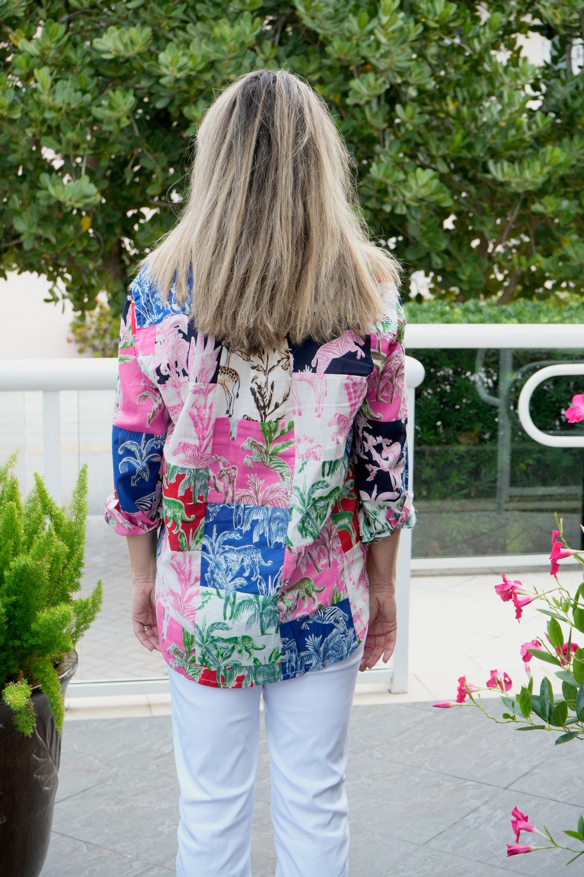 Boyfriend Shirt | Jungle Toile | Multi