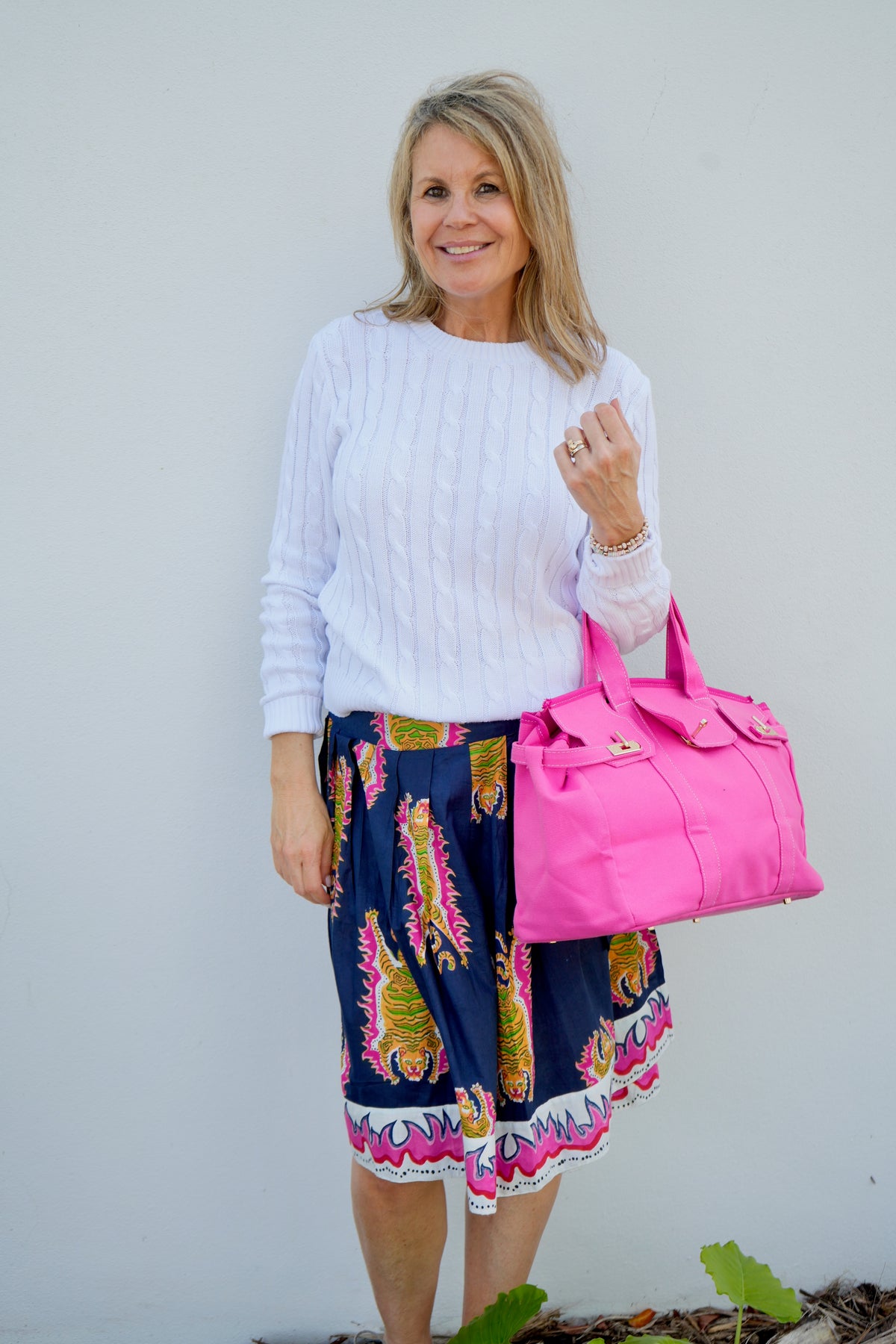 Wrap Skirt Short | Tibetan Tiger | Navy