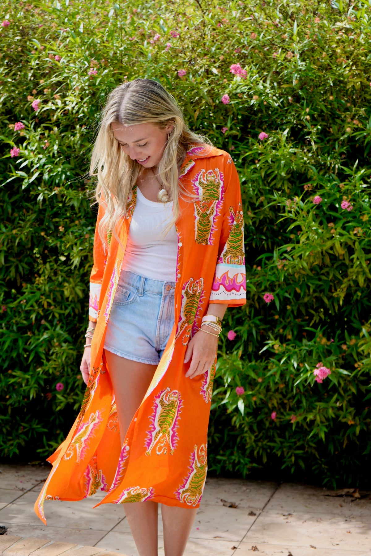 Vacay Dress | Tibetan Tiger | Orange