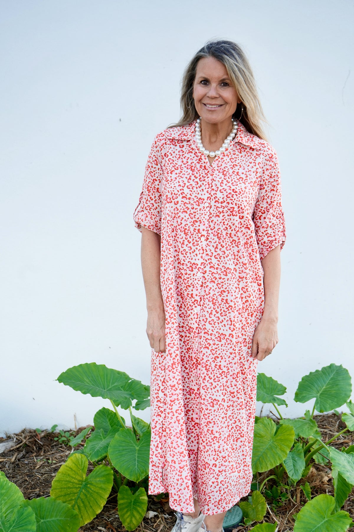 Vacay Dress | Leopard Spots | Pink