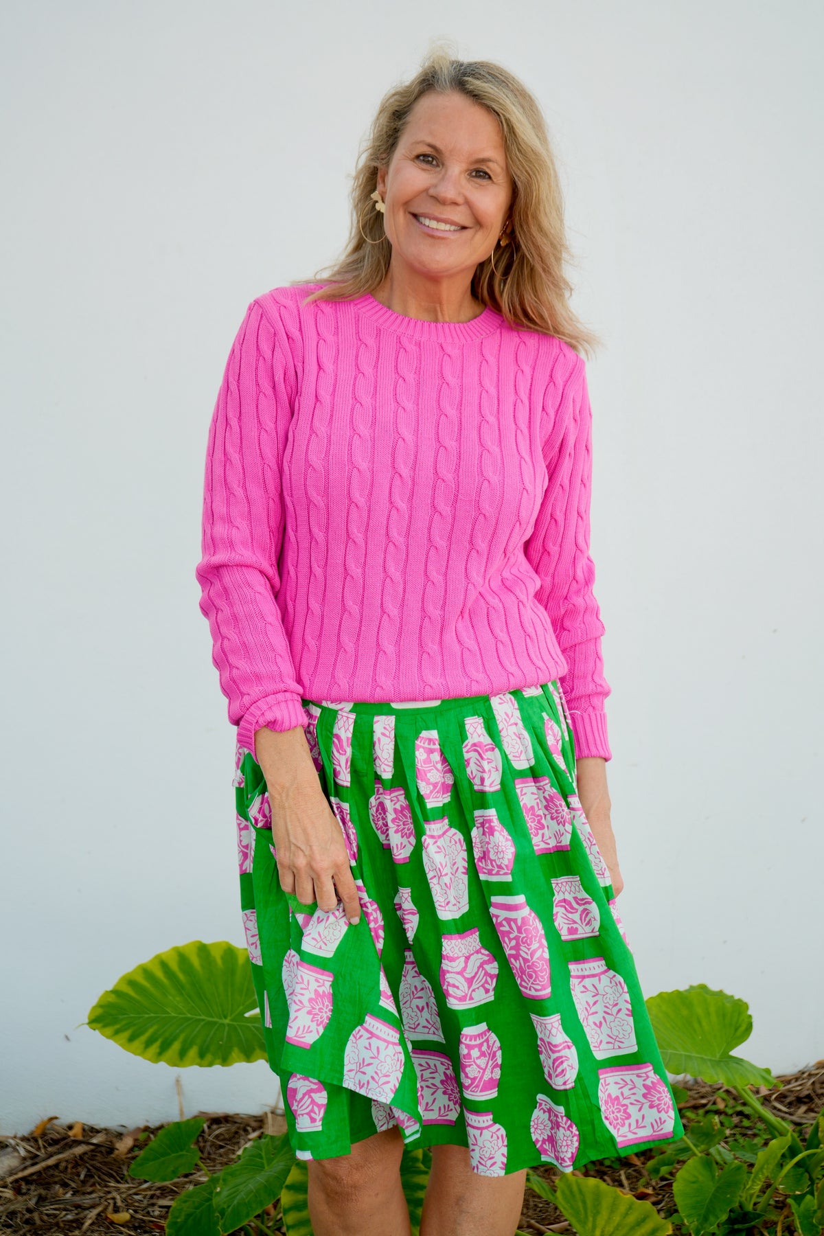 Wrap Skirt Short | Ginger Jar | Green