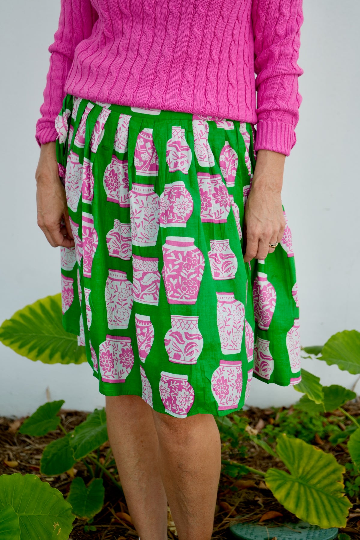 Wrap Skirt Short | Ginger Jar | Green