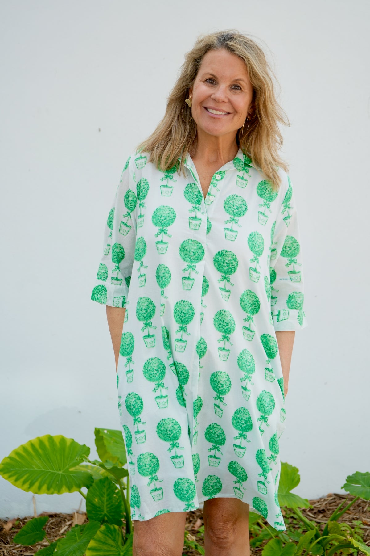 Delray Dress | Topiary | Green