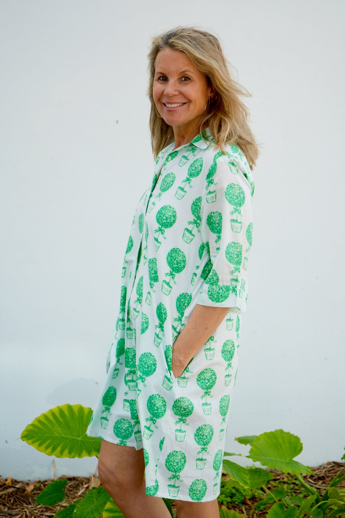 Delray Dress | Topiary | Green