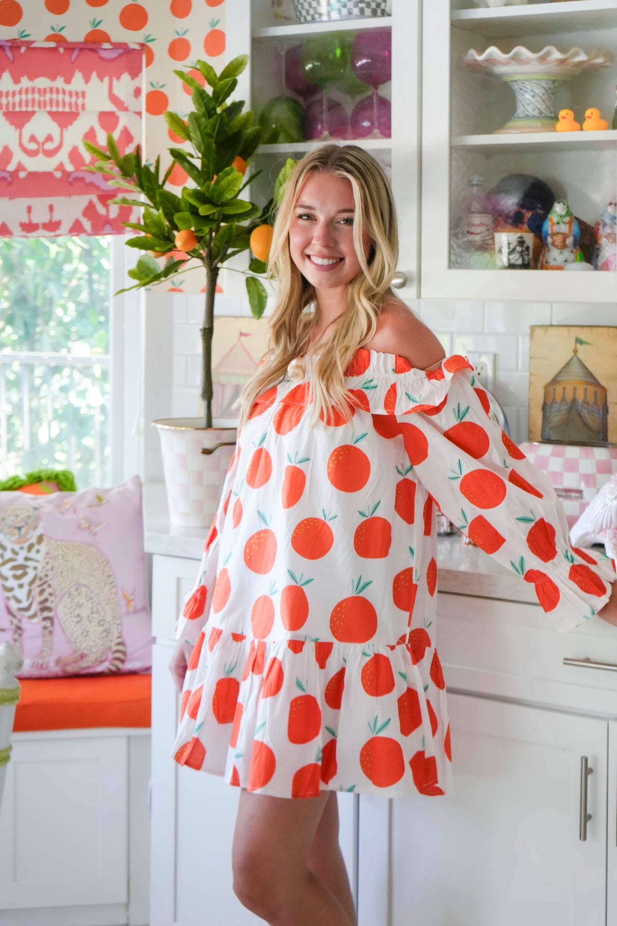 Chloe Dress | Oranges