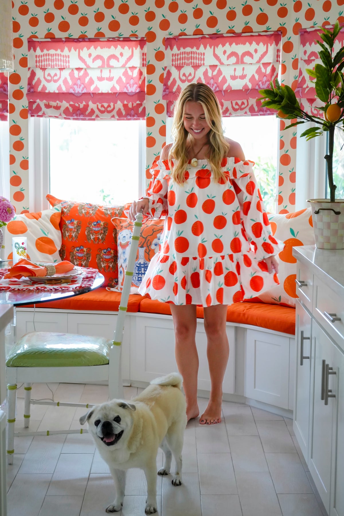 Chloe Dress | Oranges