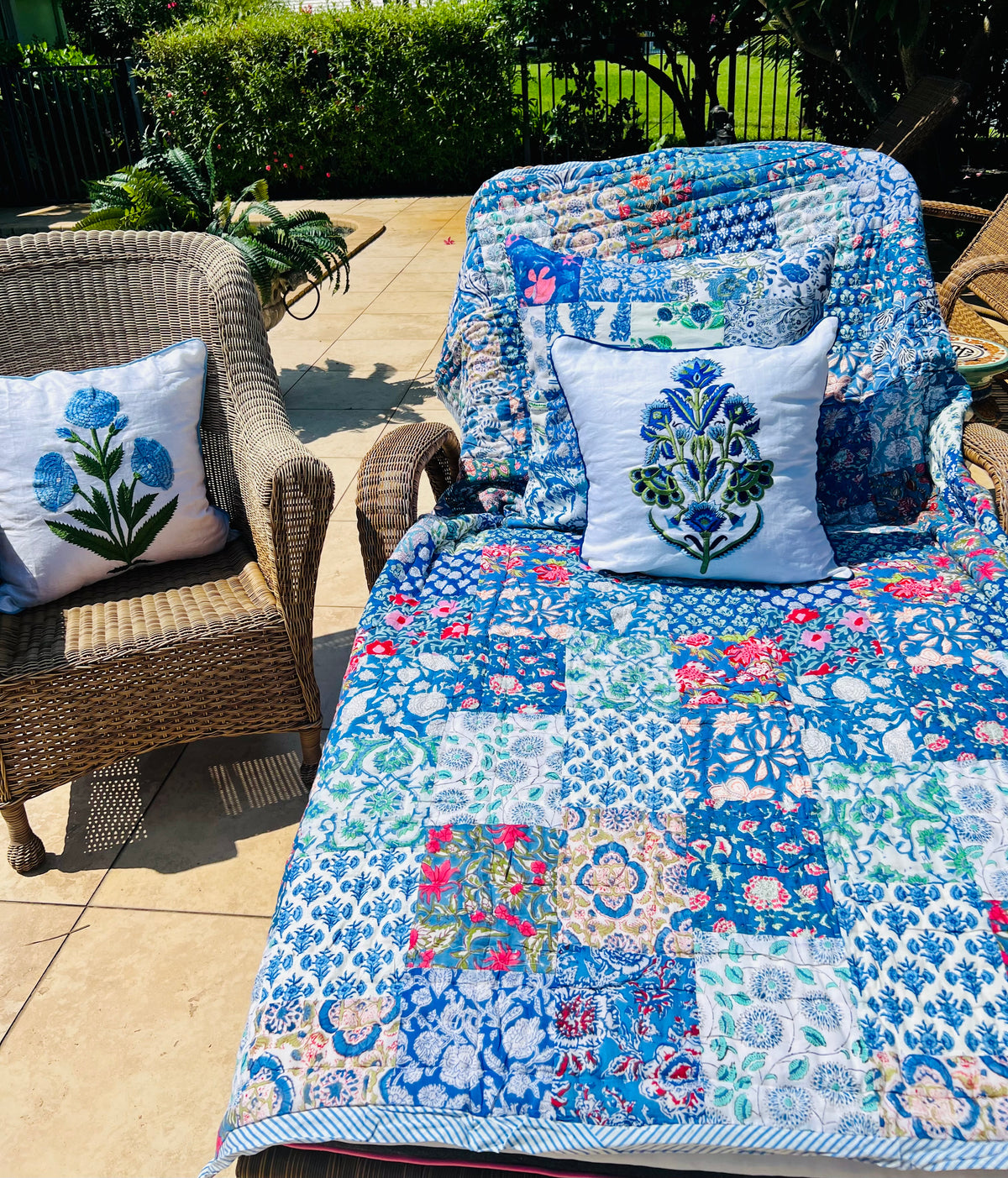 Bedding | Patchwork | Blue image 0