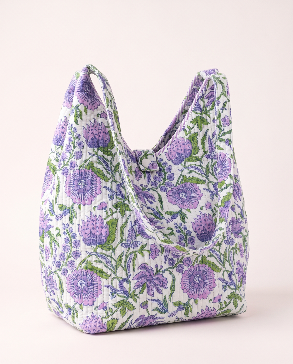 Coco Tote | Meadow Print | Lavender