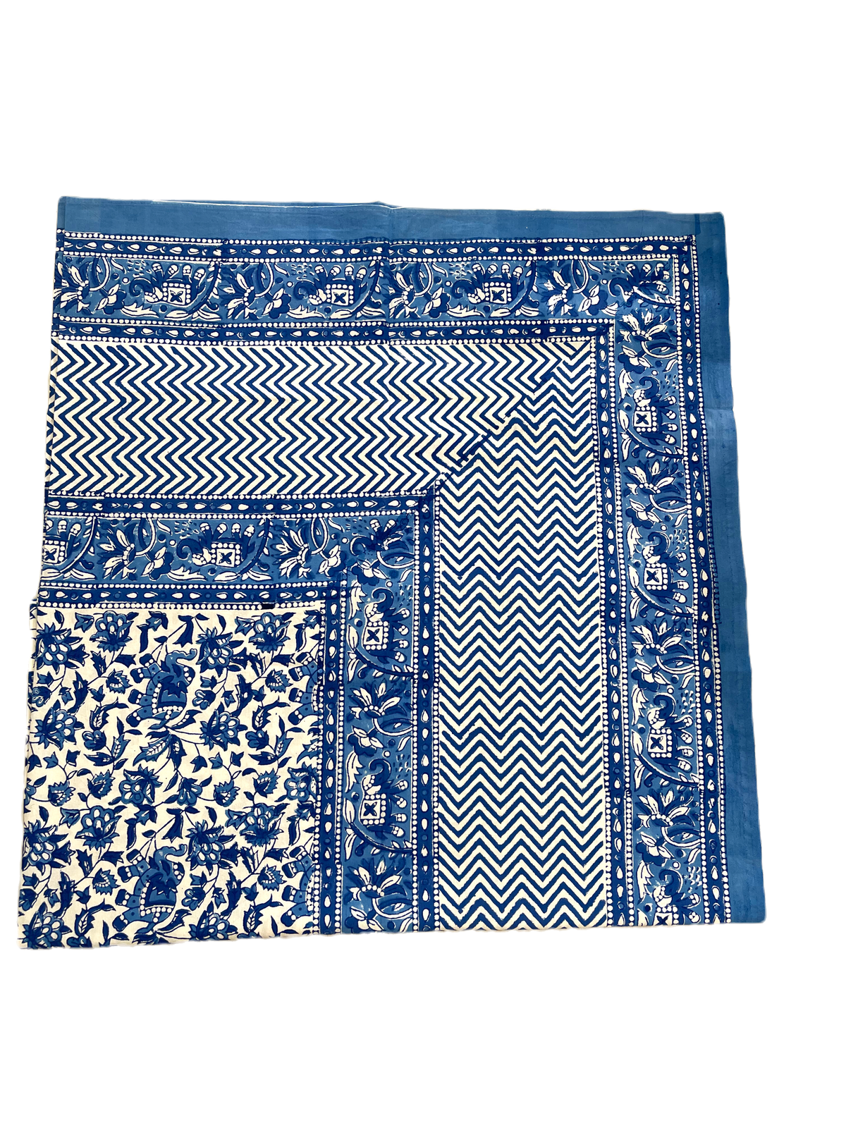 Tablecloth | Blue/White Whimsical Elephants | Assorted Sizes image 1