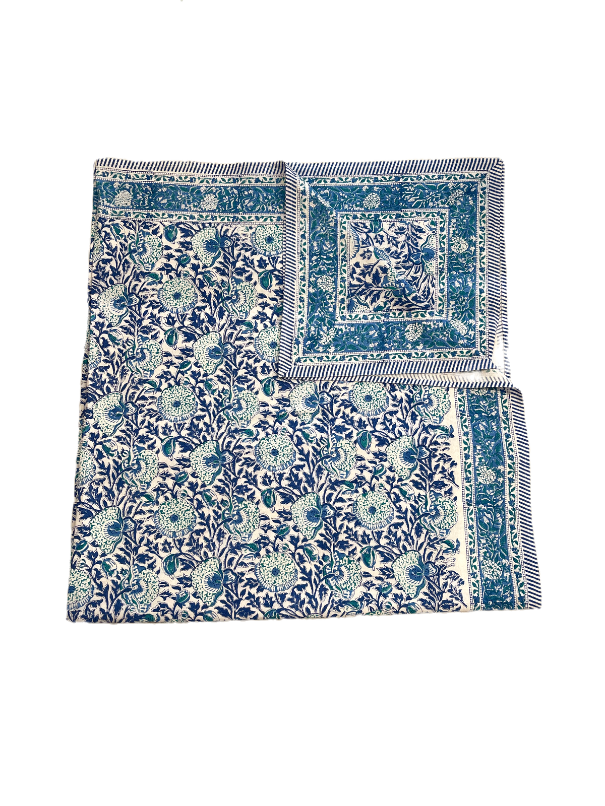 Tablecloth | Lady Slipper | Blue/Aqua | Assorted Sizes image 2