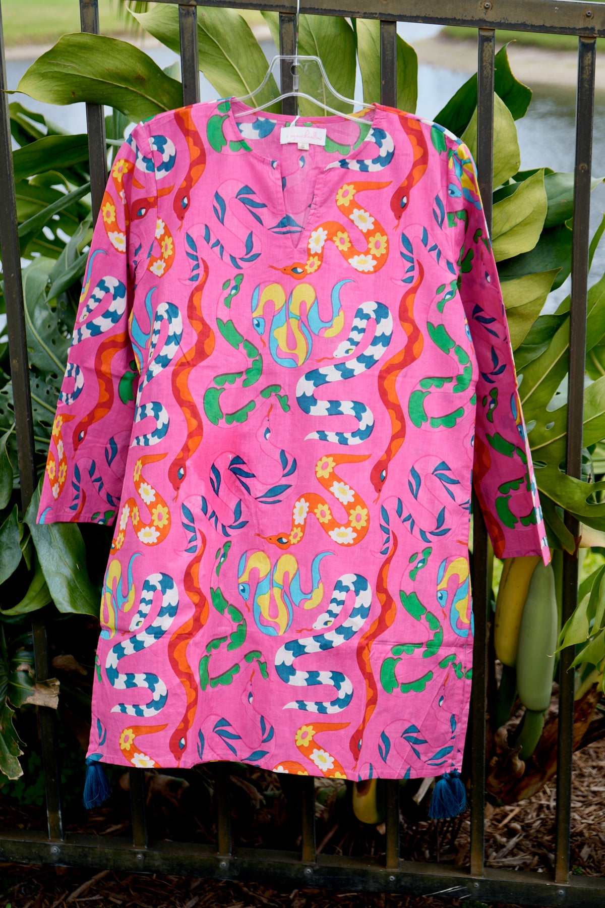 Classic Tunic | Happy Snakes | Pink