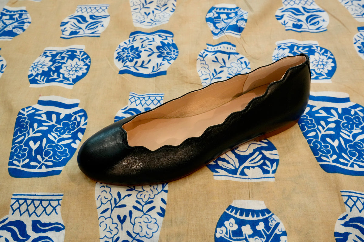 Jigsaw Black Leather