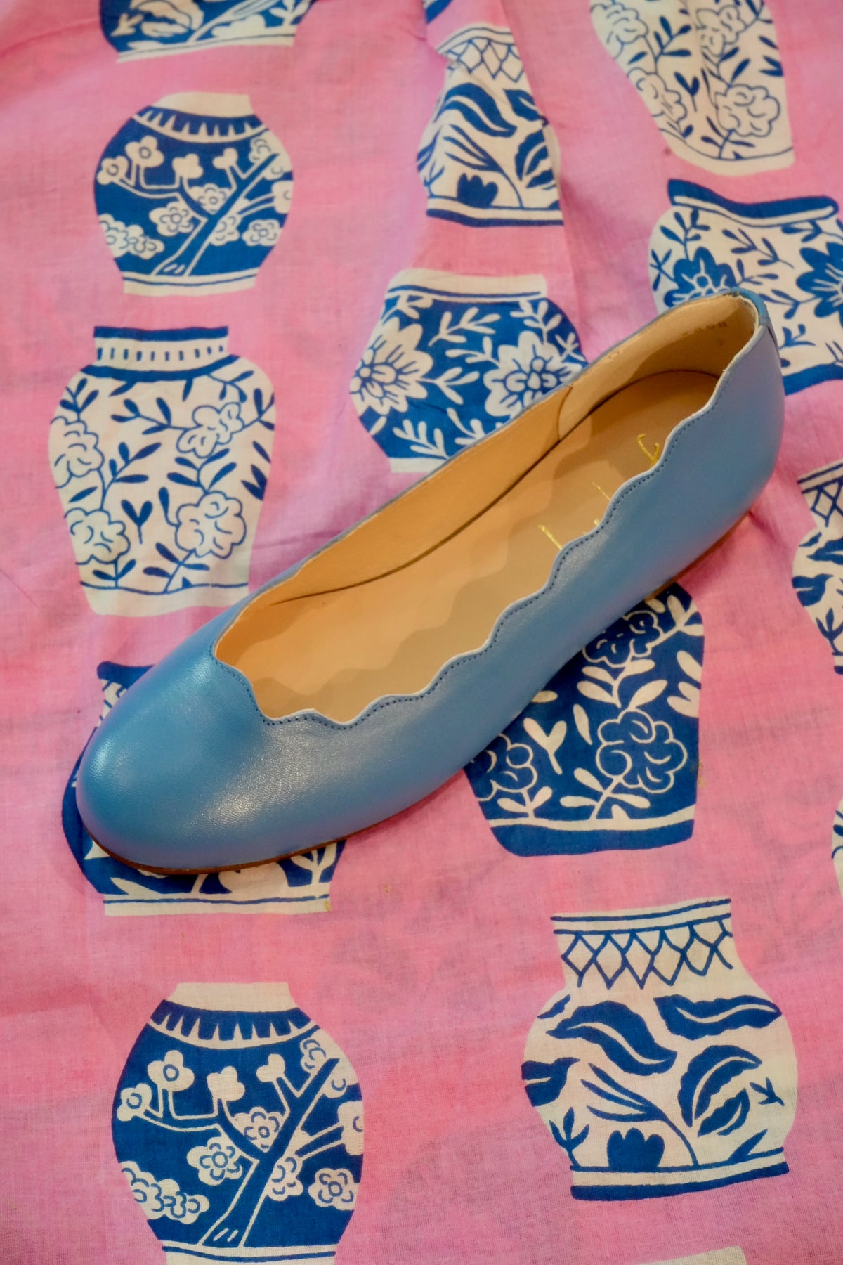 Jigsaw Blue Leather