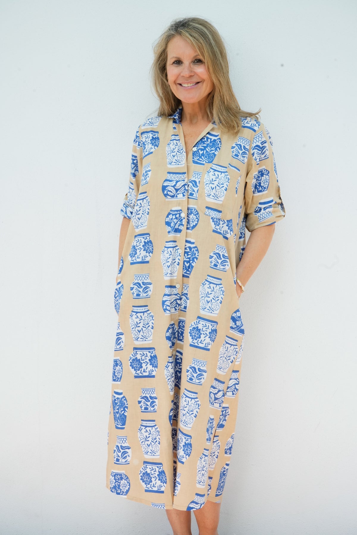 Vacay Dress | Ginger Jar | Tan