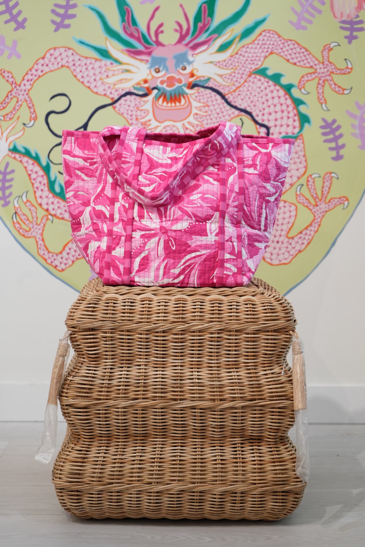Tote Bag | Abstract Floral | Various Colors