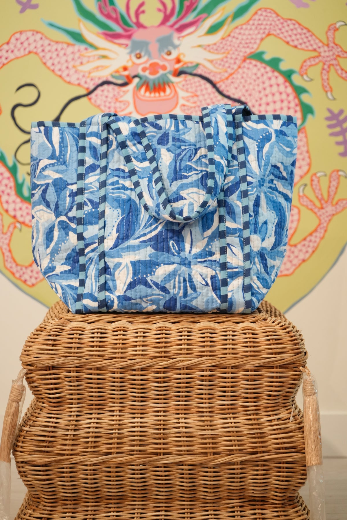 Tote Bag | Abstract Floral | Various Colors