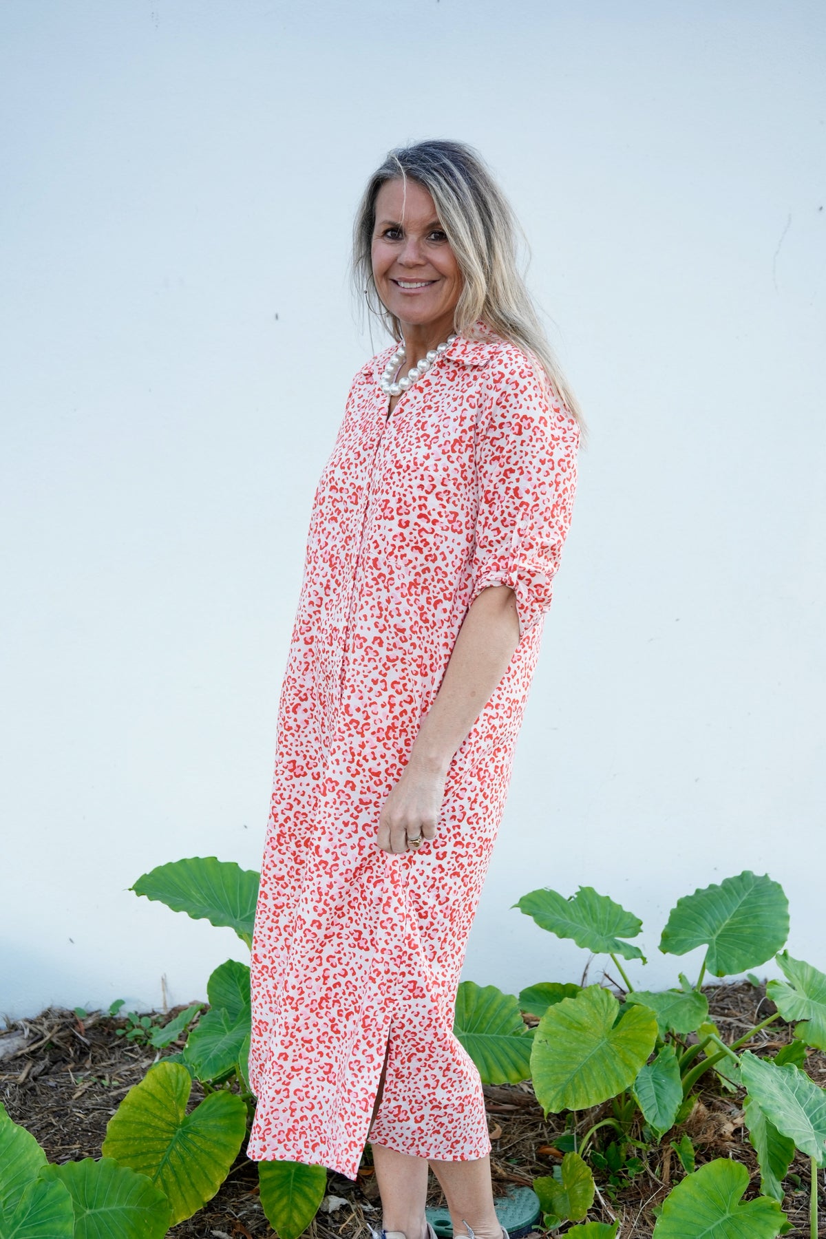 Vacay Dress | Leopard Spots | Pink
