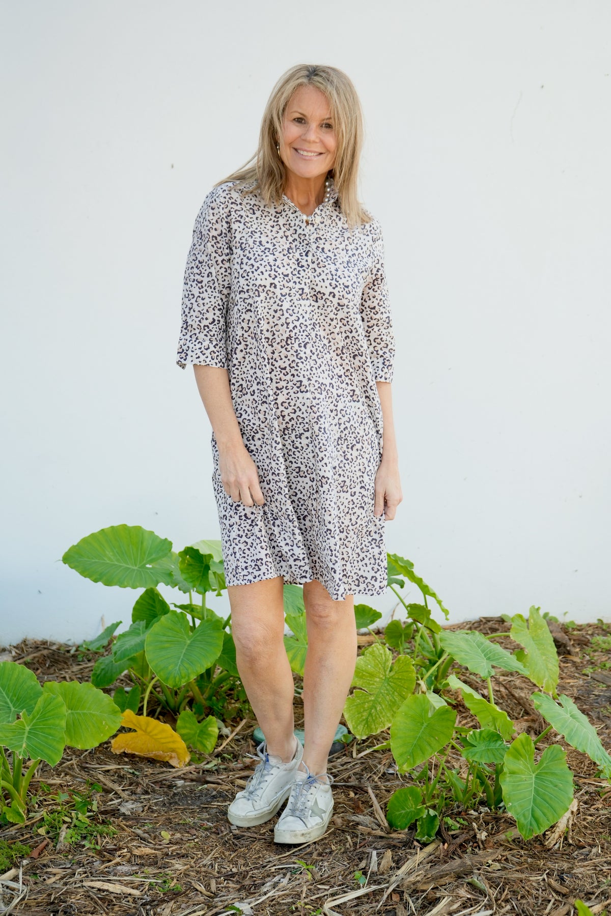 Delray Dress | Leopard Spot | Neutral