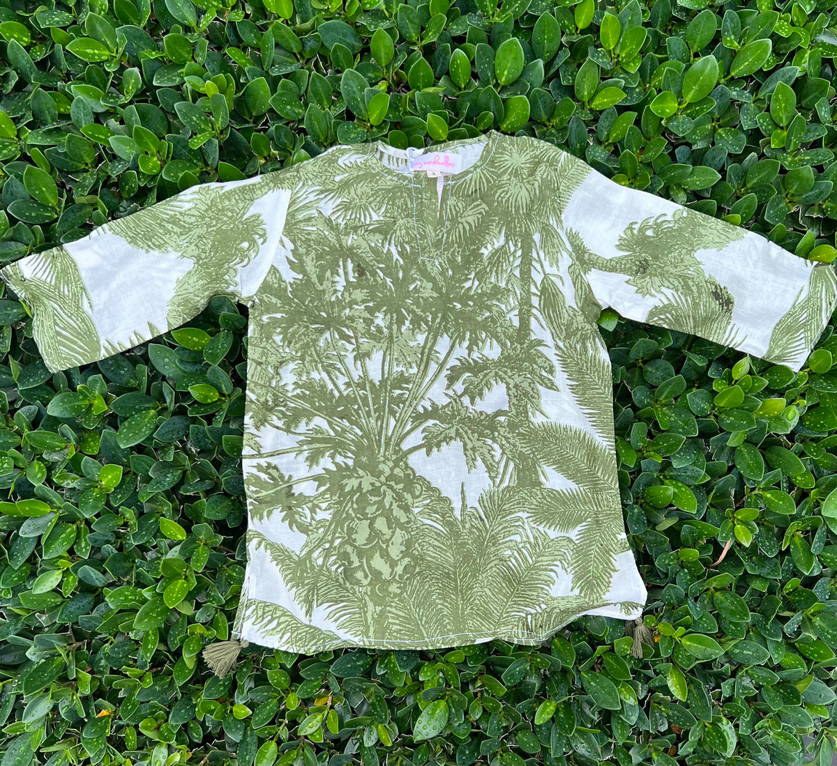 Kids Classic Tunic | Summer Breeze | Green image 0
