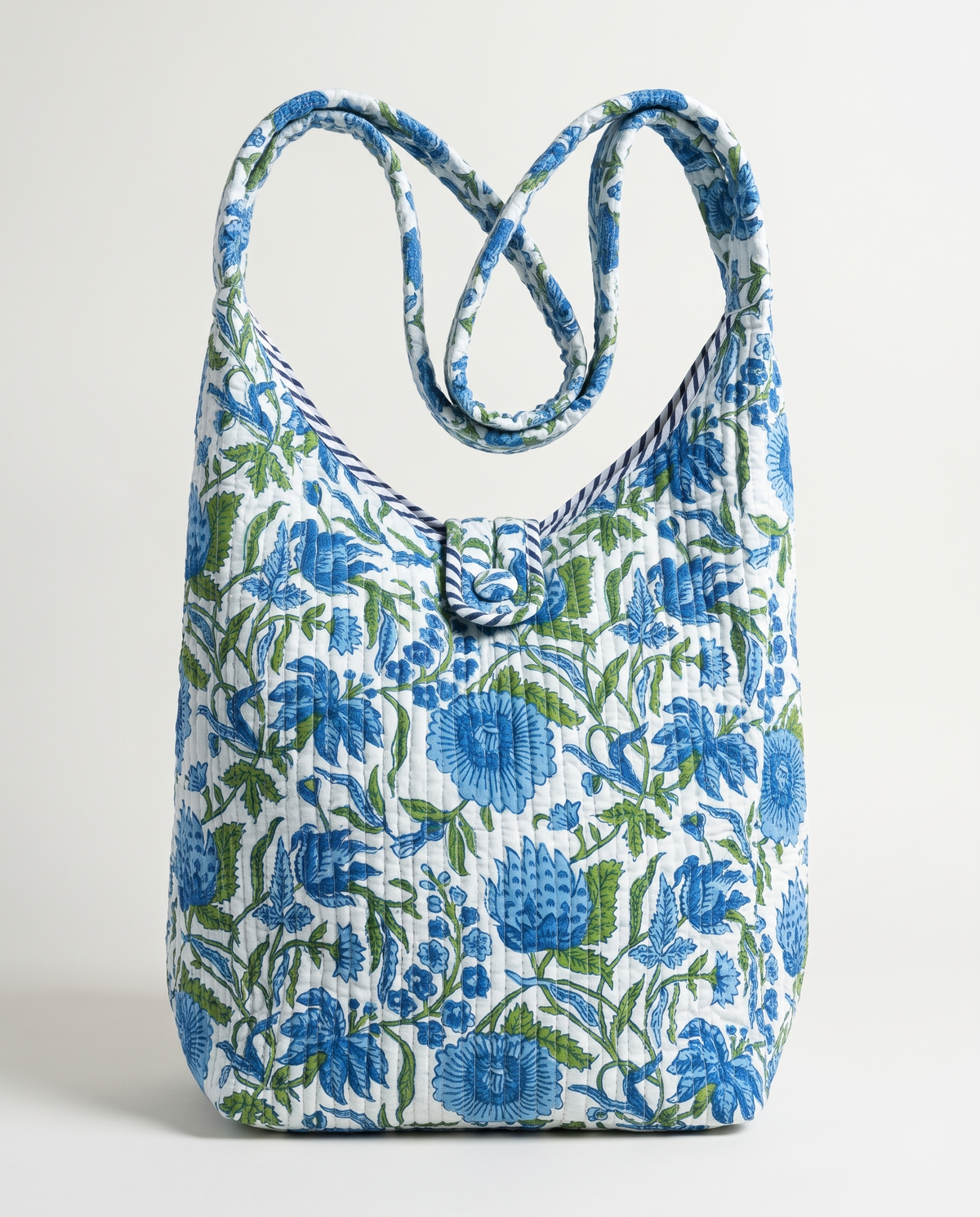 Coco Tote | Meadow Print | Blue